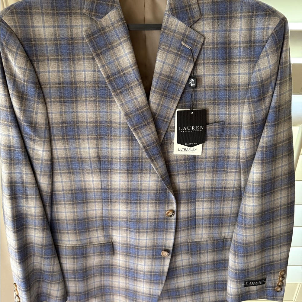 Ralph Lauren Blue and Cream Sport Coat